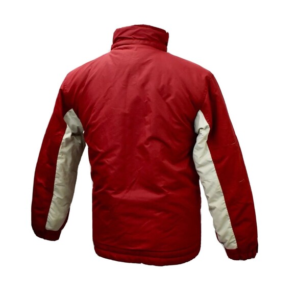 AMERICAN OUTPOST Men’s Winter Coat Full Zip Size S Red Beige Long Sleeves - Picture 4 of 7